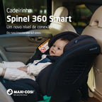 Cadeira Auto Spinel 360 Smart Authentic Black - Maxi-Cosi
