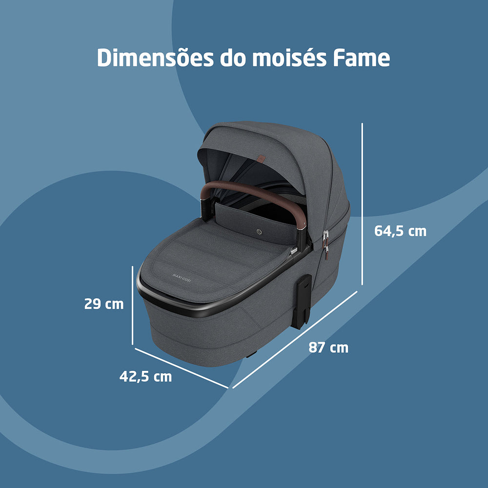 Moisés Fame Max Twillic Graphite - Maxi-Cosi