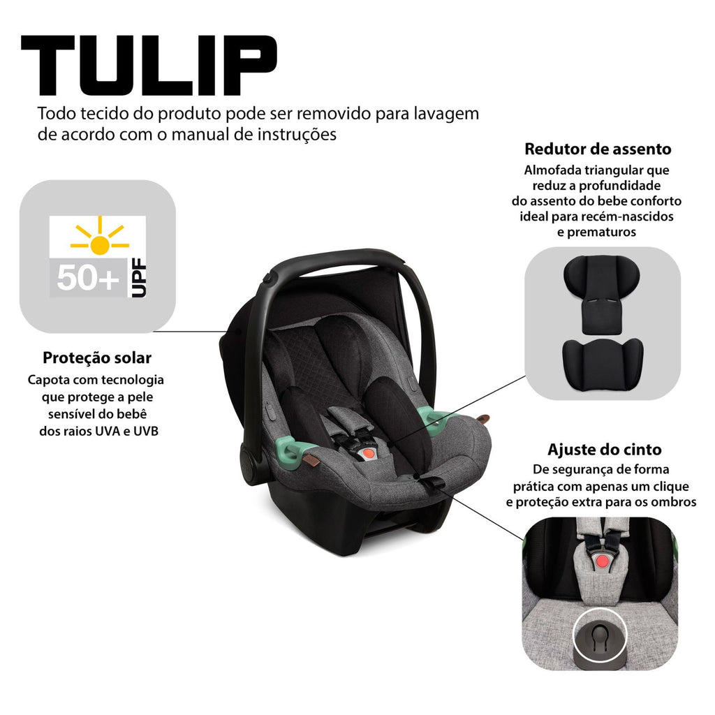 Bebê Conforto Tulip Diamante Alphast - Abc Design