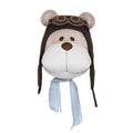 Cabeça de Urso Bochecha Aviador para Decoração de Parede - Silvia Polito