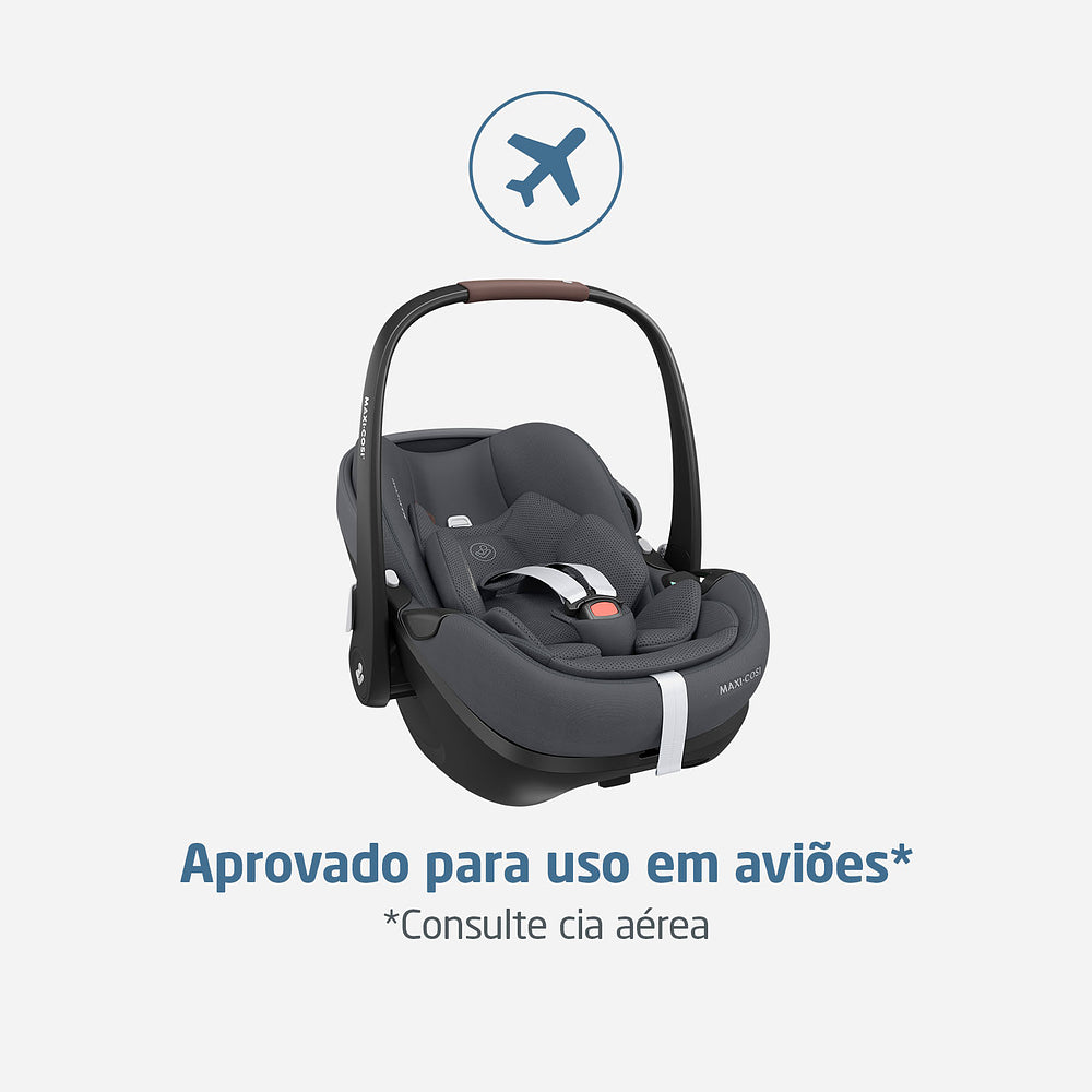 Bebê Conforto Pebble 360 Pro² com Base Family Fix Graphite - Maxi-Cosi