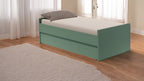 Cama Bicama Solteiro e Casal Versatile 3 em 1 - Verde Natureza - Kartoon