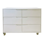 Cômoda Fases Branco com 6 gavetas