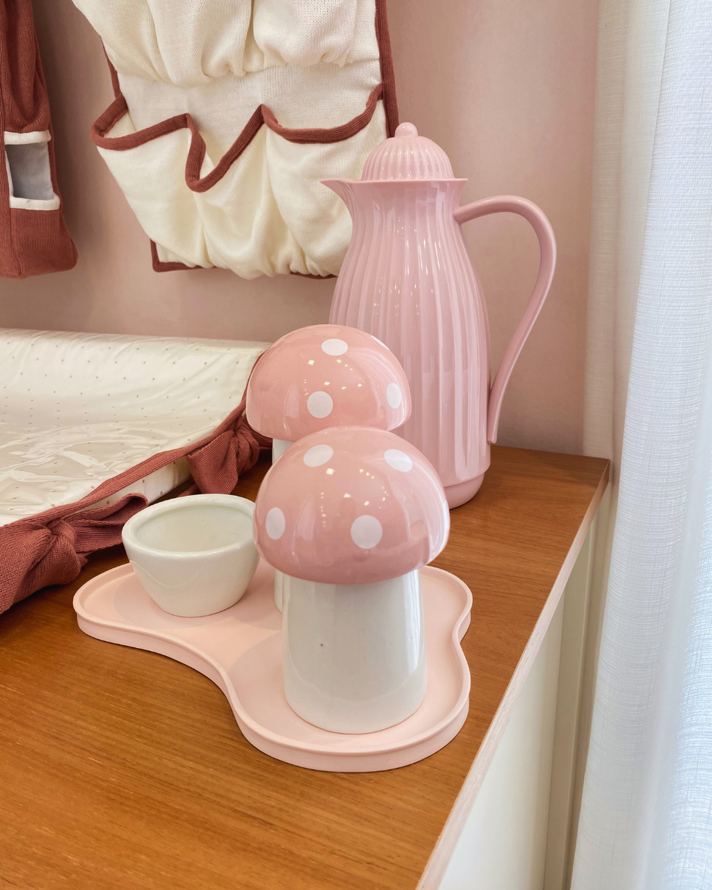 Quarto Cogumelos Rose