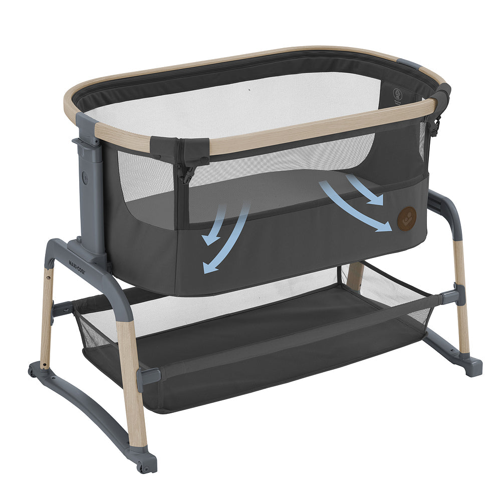 Berço Desmontável Iora Air Dobrável - Maxi Cosi Beyond Graphite