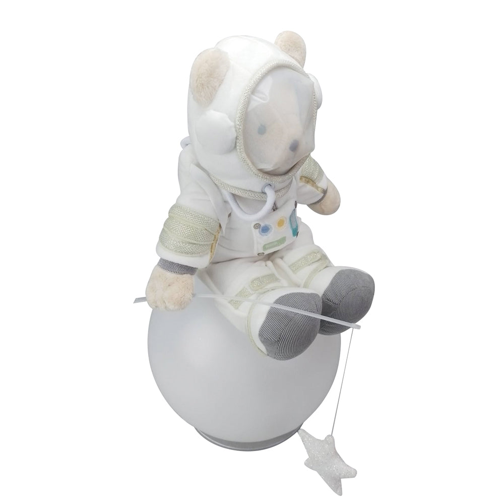 Luminária de Ursinho Astronauta Pescando Estrela - Silvia Polito
