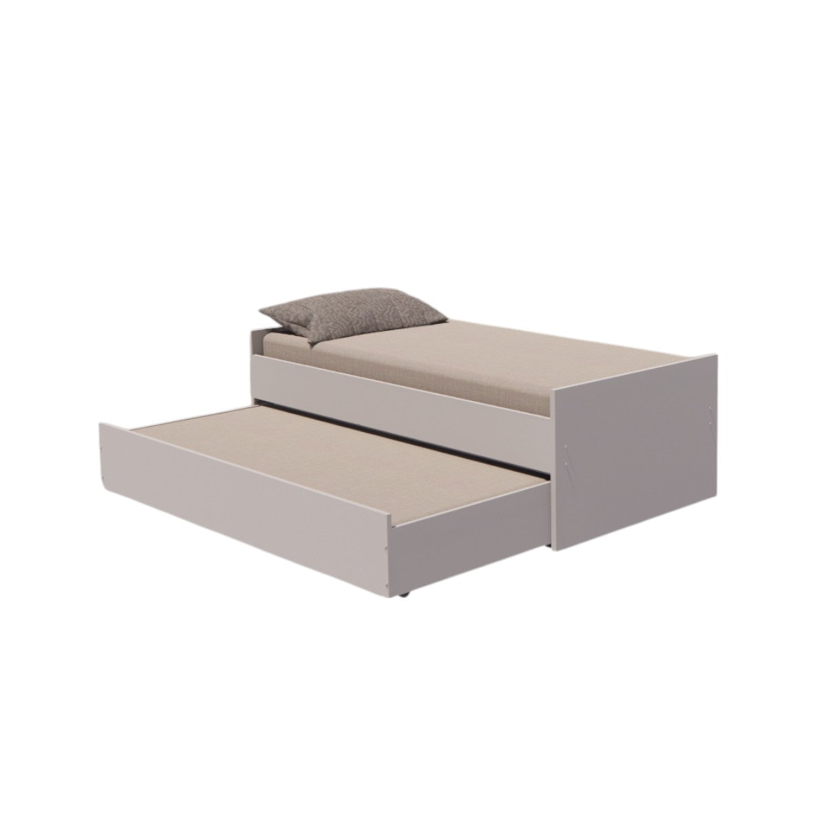 Cama Bicama Solteiro e Casal Versatile 3 em 1 - Cinza Harbor - Kartoon