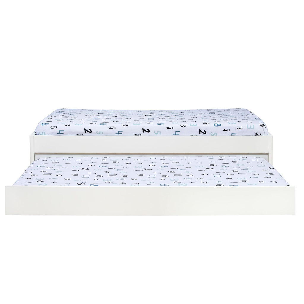 Berço Multifuncional Essen Branco com Grade Natural