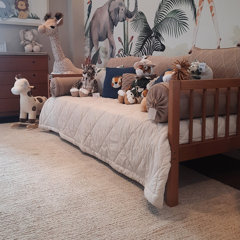 Cama de Solteiro Infantil Split Madeira Maciça