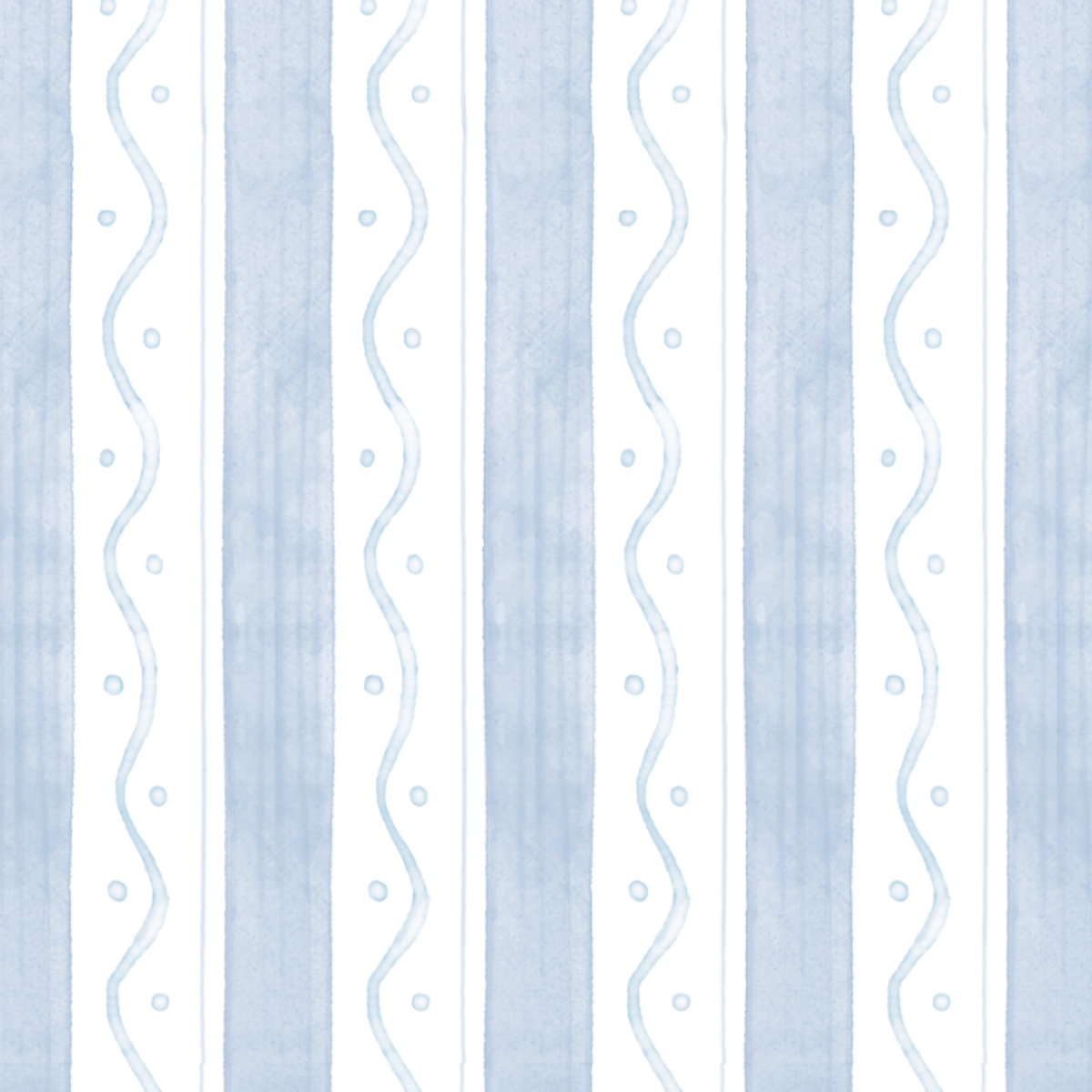 Papel de Parede - Listras Onduladas Azul Suave 15570