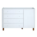Cômoda Sleep COM704 com 4 Gavetas e 1 Porta - Branco - Sleeper