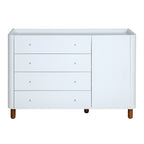 Cômoda Sleep COM704 com 4 Gavetas e 1 Porta - Branco - Sleeper