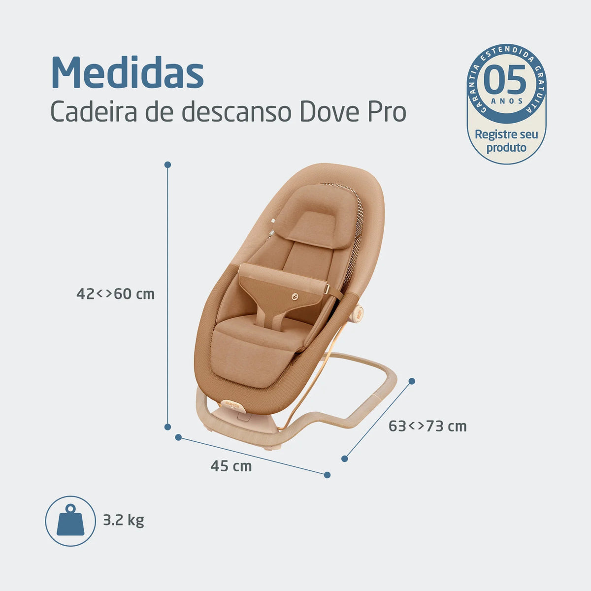 Cadeira de Descanso Dove Pro Max Elegance - Maxi-Cosi