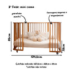 Berço Berço Evolutivo Fases FAS-500 Madeira - Kartoon