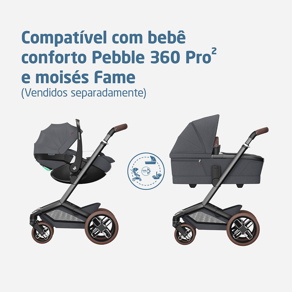 Carrinho Fame Max Twillic Graphite - Maxi-Cosi