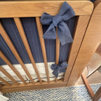 Kit de Berço Padrão Americano Azul Marinho Aviador