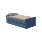 Cama Bicama Solteiro e Casal Versatile 3 em 1 - Azul Gude - Kartoon