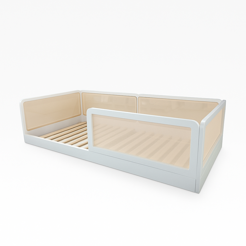 Cama Infantil Montessoriana Flow Branco