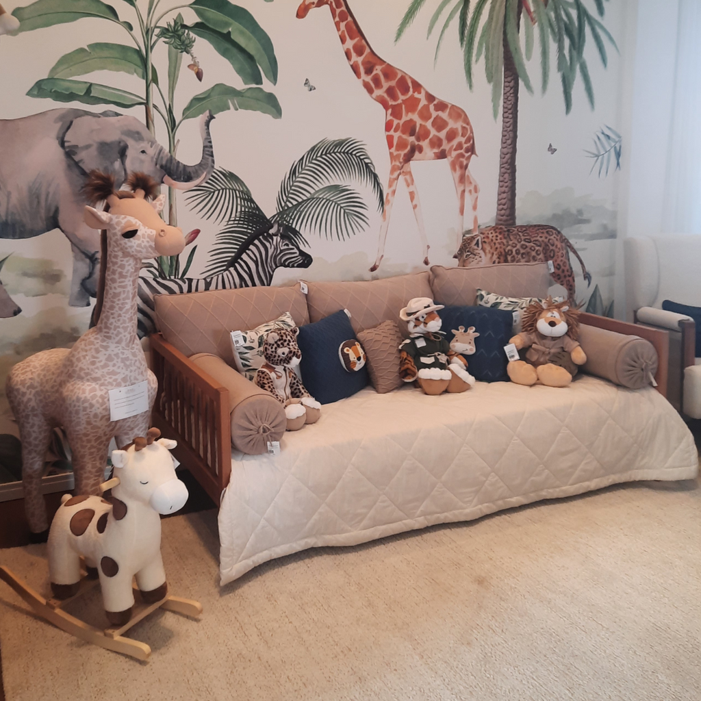 Kit Completo Almofadas Decorativas Quarto Safari 11pçs - Arte e Ternura