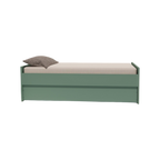 Cama Bicama Solteiro e Casal Versatile 3 em 1 - Verde Natureza - Kartoon