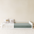 Cama de Solteiro Graz Montessoriana Branca