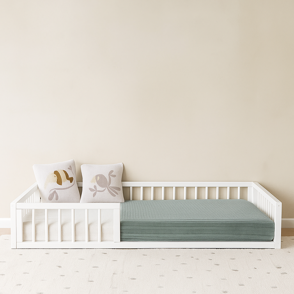 Cama de Solteiro Graz Montessoriana Branca