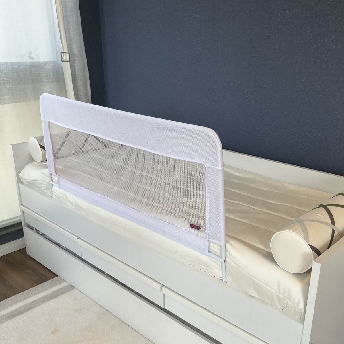 Grade de Proteção para Camas Premium 121cm x 60cm - Cor:Branca