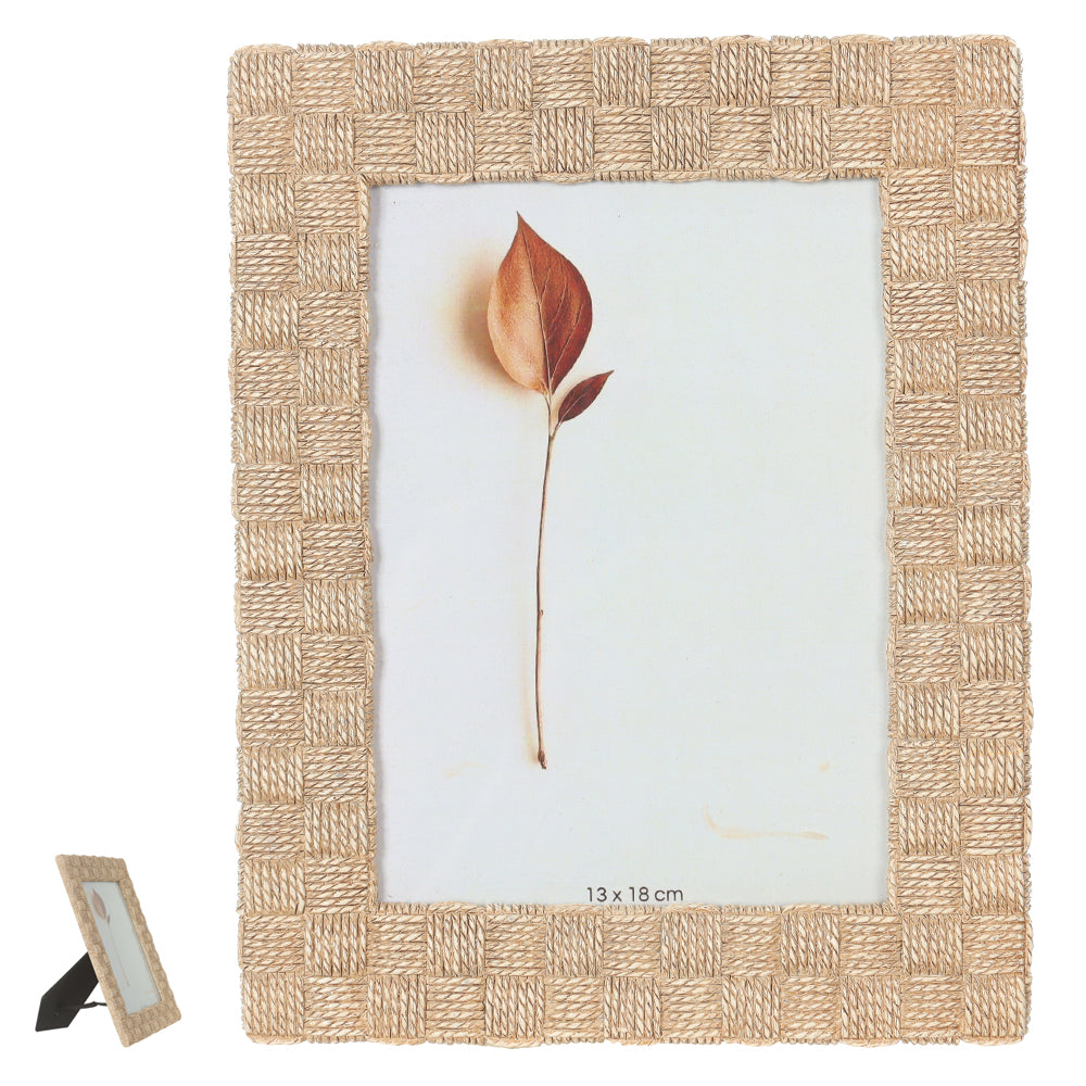 Porta retrato em poliresina 24cm – Bege