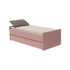 Cama Bicama Solteiro e Casal Versatile 3 em 1 - Rosa Ballet - Kartoon