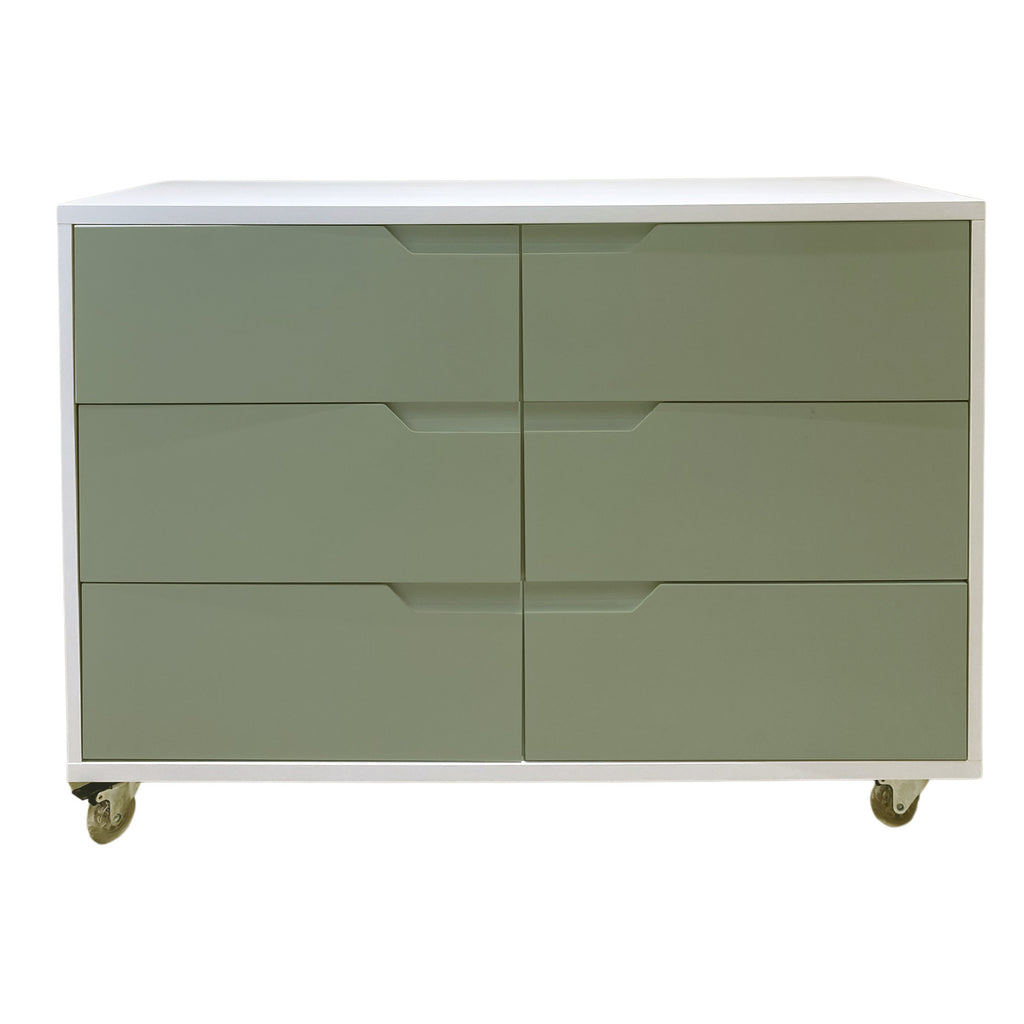 Cômoda Fases Verde Natureza 6 Gavetas