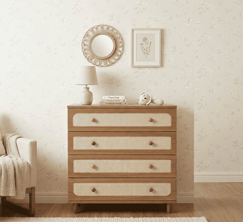 Cômoda Originale Madeira com Palha