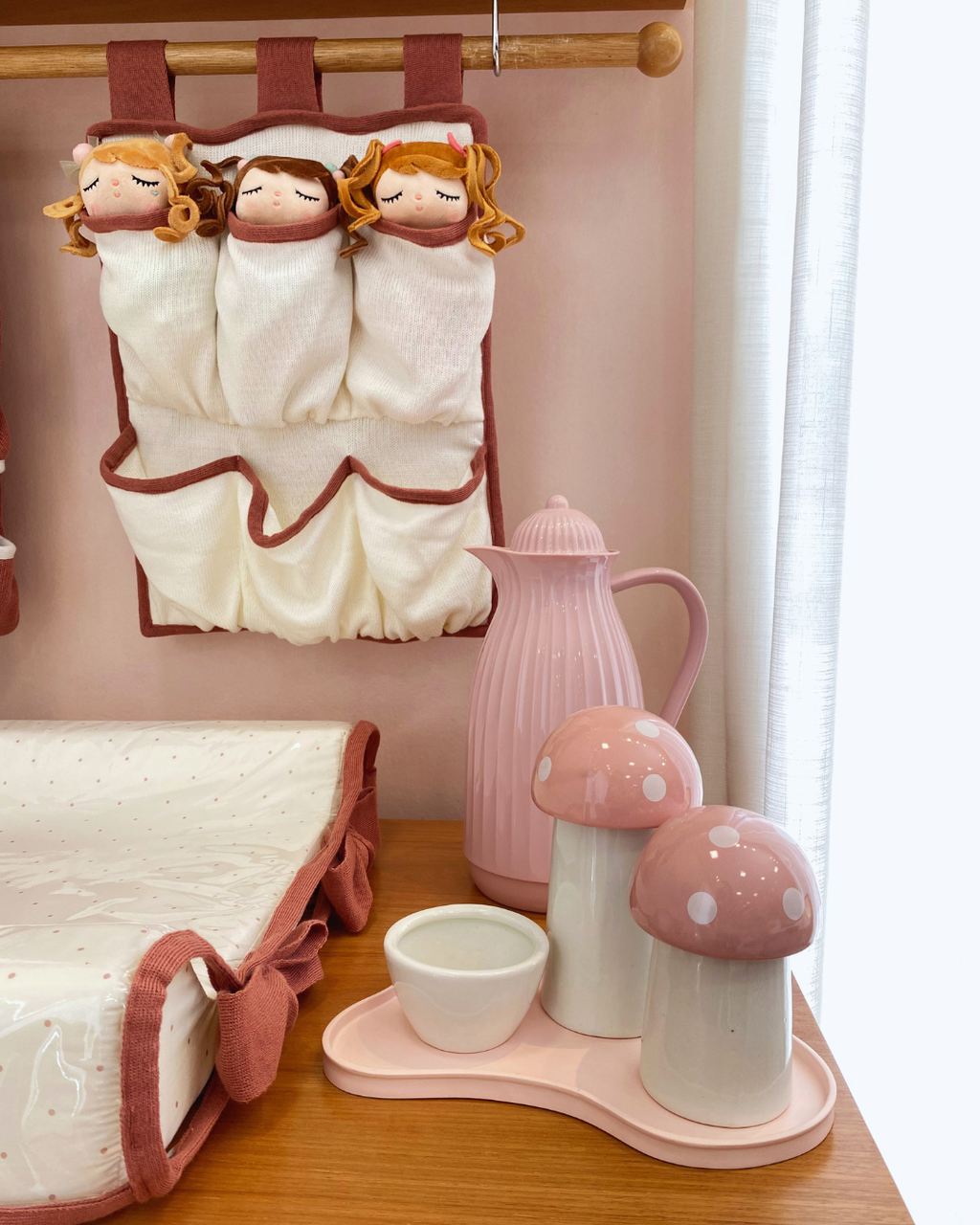 Quarto Cogumelos Rose