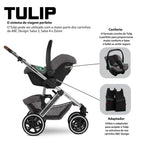 Bebê Conforto Tulip Diamante Alphast - Abc Design