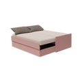 Cama Bicama Solteiro e Casal Versatile 3 em 1 - Rosa Ballet - Kartoon