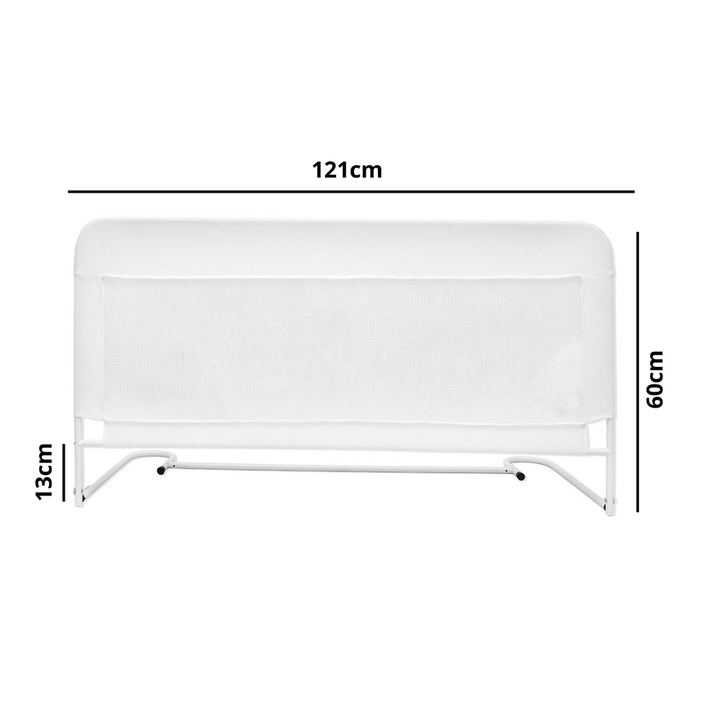 Grade de Proteção para Camas Premium 121cm x 60cm - Cor:Branca