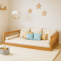 Cama de Casal Montessoriana Nantes em Madeira