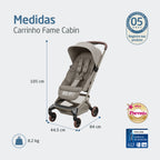 Carrinho de Bebê Fame Cabin Oak Truffle - Maxi-Cosi