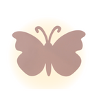 Quadro Decorativo para Parede Borboleta com Led - cor:Rosa