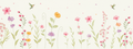 Painel de Parede - Jardim Silvestre com Beija-Flores
