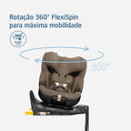 Cadeirinha Emerald 360 Pro Max Authentic Truffle - Maxi-Cosi