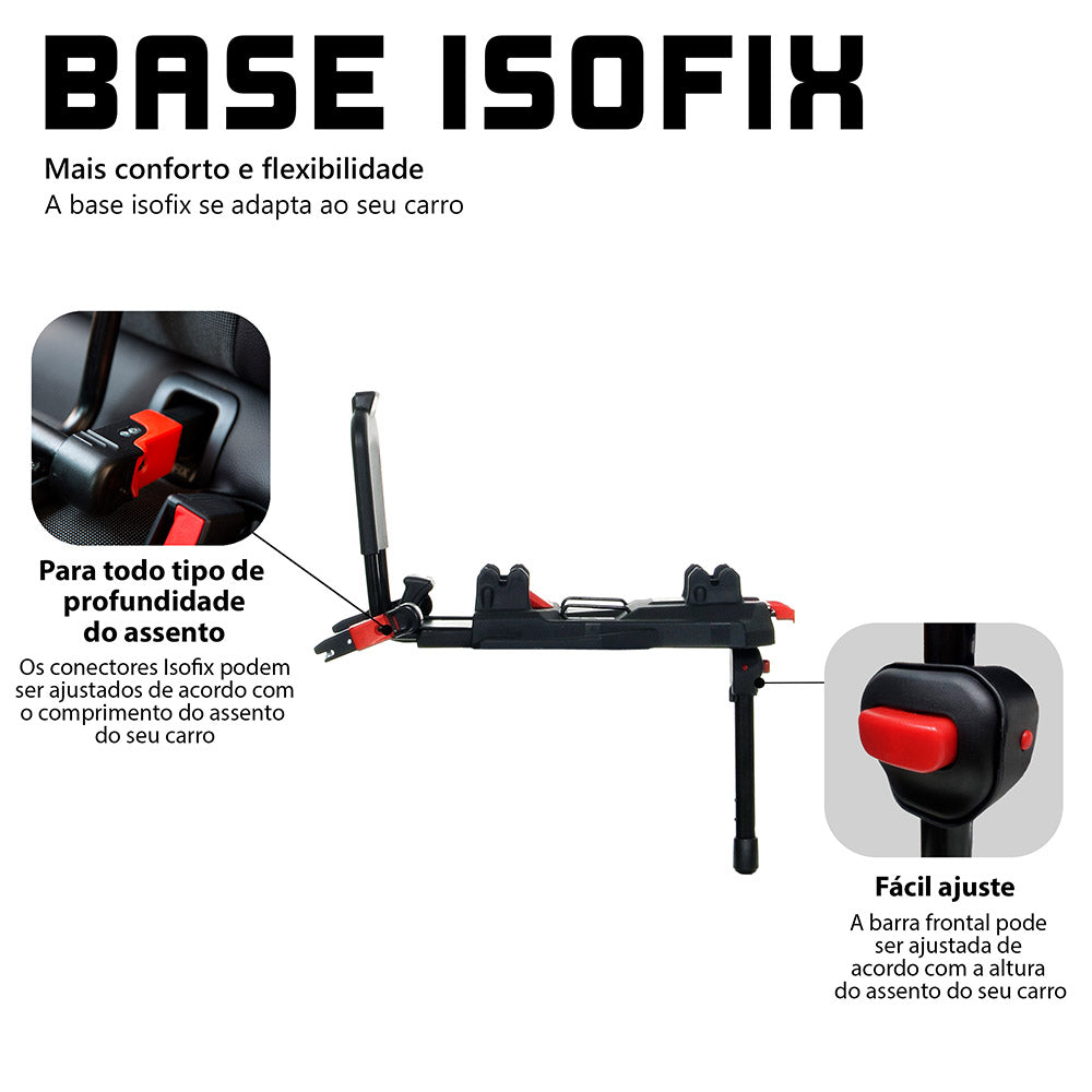 Base Bebê Conforto Isofix Risus - Abc Design