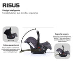 Bebê Conforto Risus Asphalt - Abc Design