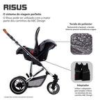 Bebê Conforto Risus Asphalt - Abc Design