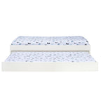 Berço Multifuncional Essen Branco com Grade Natural