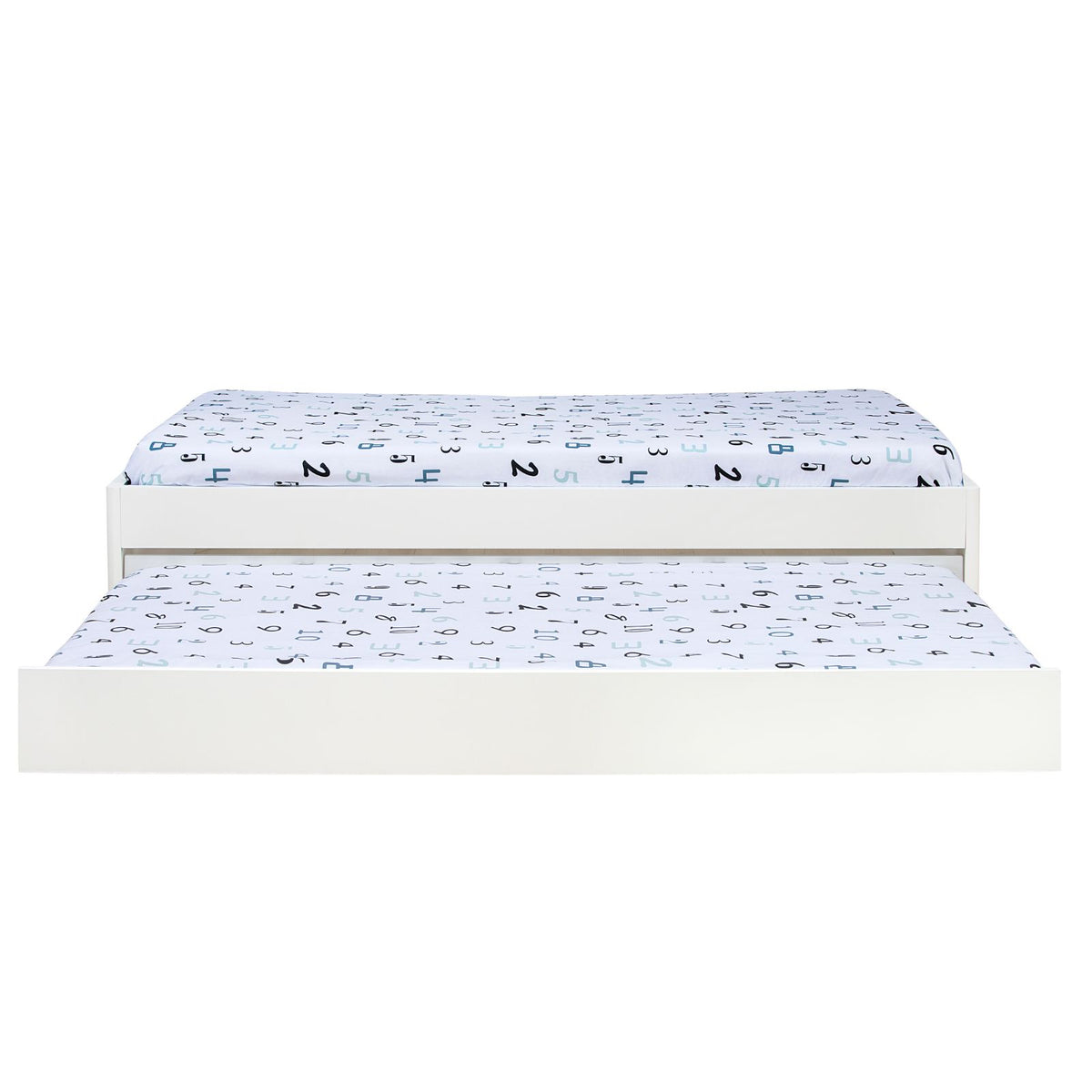 Berço Multifuncional Essen Branco com Grade Natural