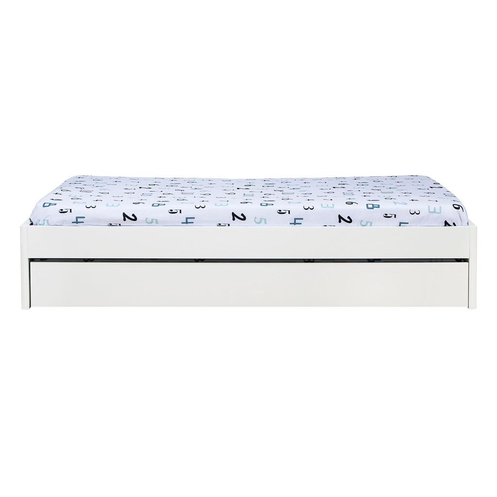 Berço Multifuncional Essen Branco com Grade Natural