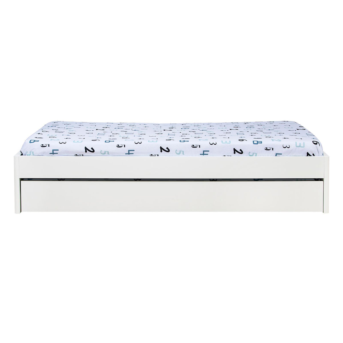 Berço Multifuncional Essen Branco com Grade Natural