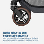 Carrinho Fame Max Twillic Truffle - Maxi-Cosi