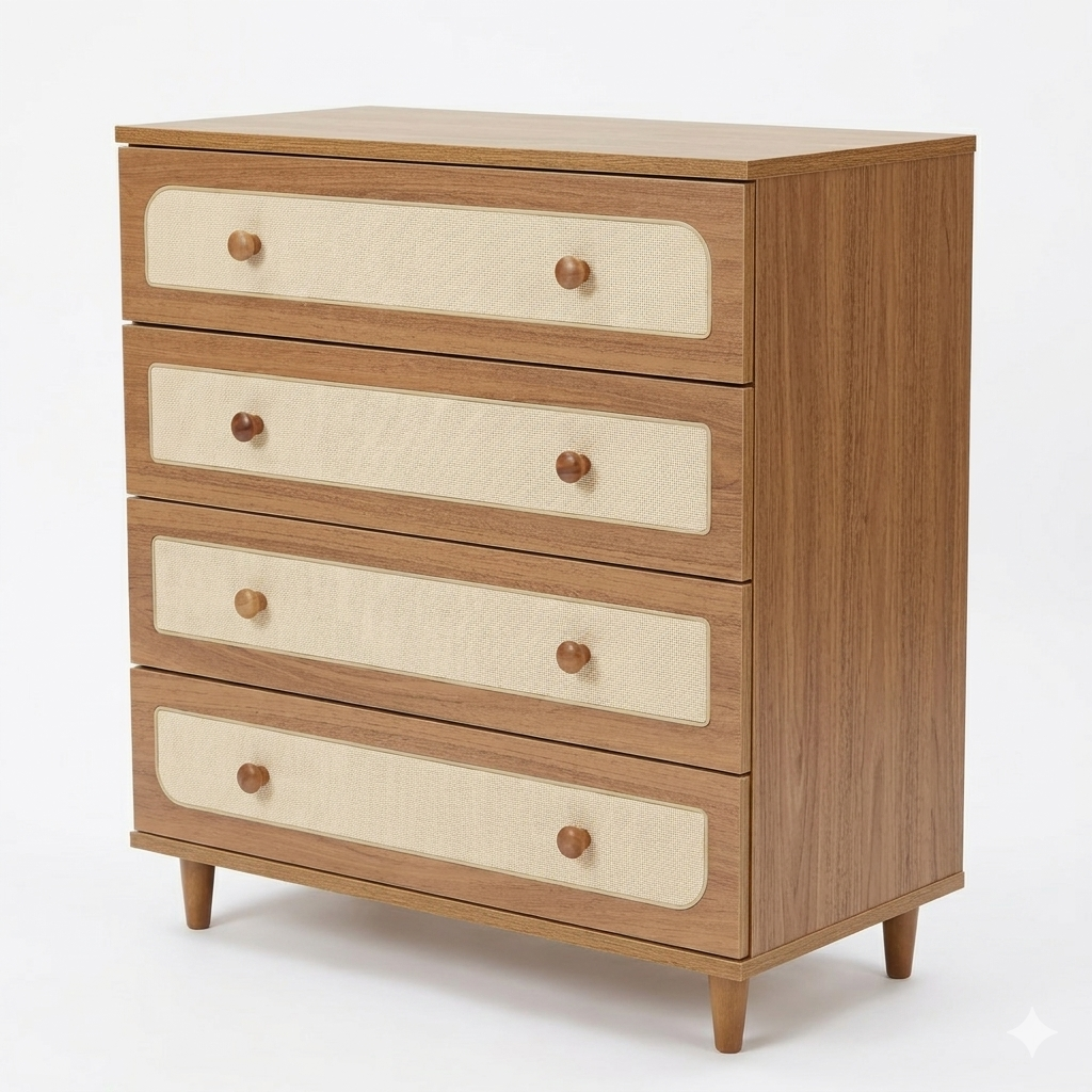 Cômoda Originale Madeira com Palha