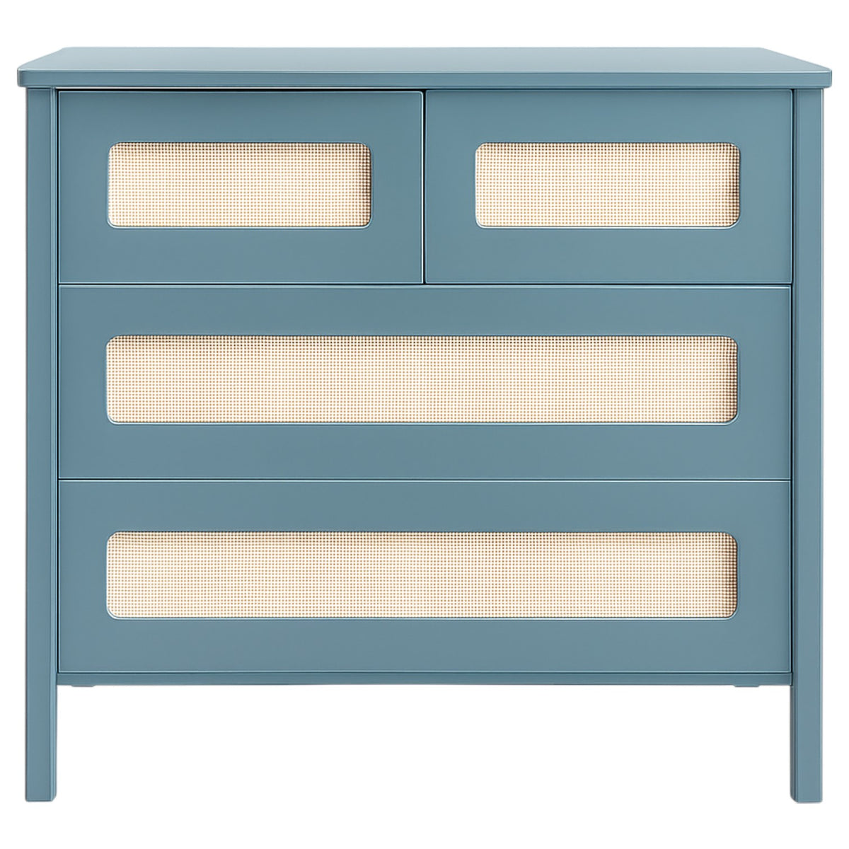 Cômoda Infantil Taline Azul Gude com Palha